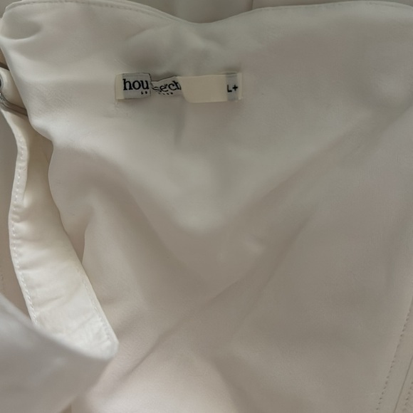 NWOT HOUSE OF CB Carlotta White Cotton Corset Mini Dress sz XL - Picture 8 of 9